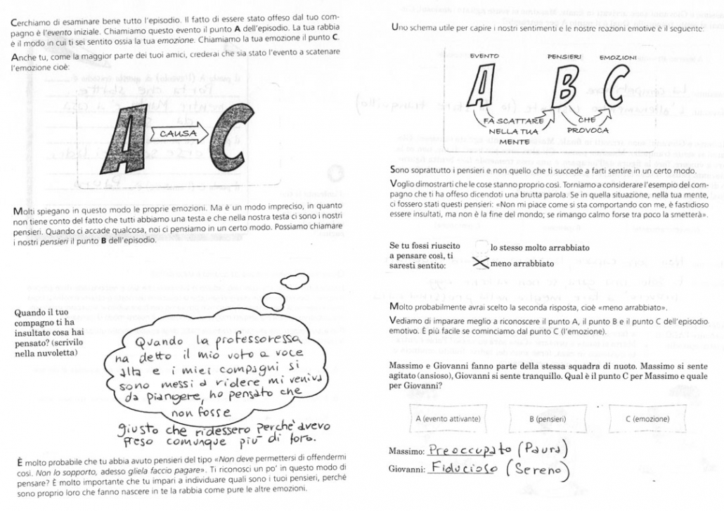 Ansia da prestazione scolastica e abc delle mie emozioni